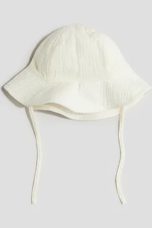 H&M Solhatt i bomullsmusselin