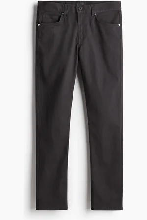 H&M Slim Fit bukse i bomullstwill