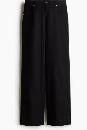 H&M Vid bukse i linmiks