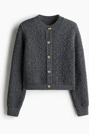 H&M Strukturstrikket cardigan