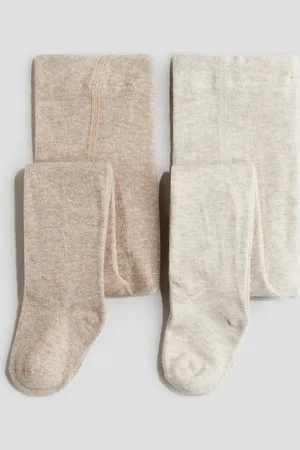H&M 2-pack strømpebukser