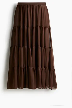 H&M Maxiskjørt med volanger