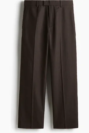 H&M Relaxed Fit Dresset bukse i linmiks