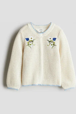 H&M Cardigan med heklet look