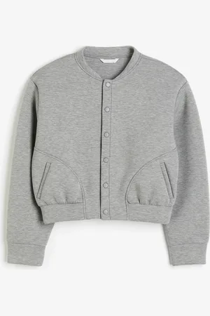H&M Oversized bomberjakke i trikot