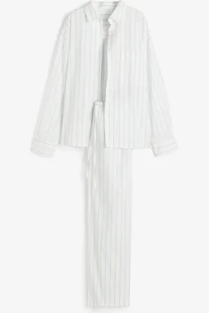 H&M Pyjamas med skjorte og bukse