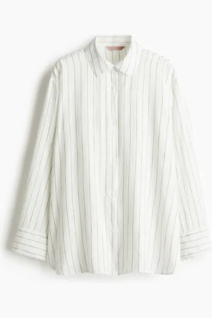 H&M Skjorte i linmiks