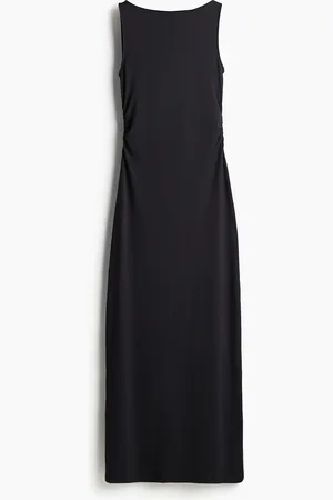 H&M Drapert bodycon-kjole maxi