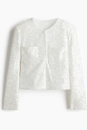 H&M Paljettpyntet bluse