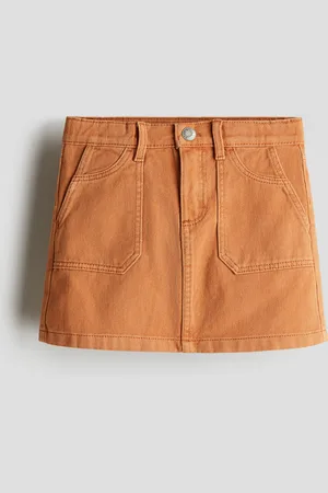 H&M Skjørt i bomullstwill