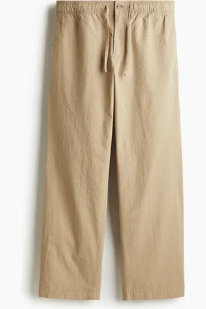 H&M Relaxed Fit Bukse i seersucker