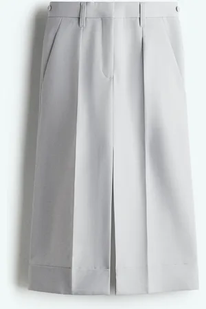 H&M Dresset skjørt i ullmiks