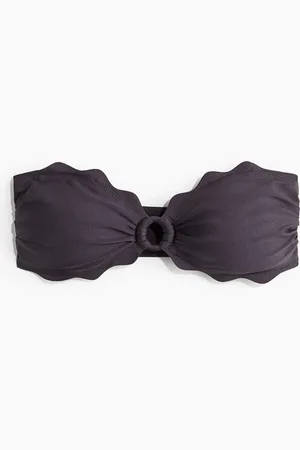 H&M Vattert bandeau-bikinitopp