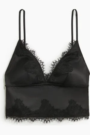 H&M Vattert bralette i sateng
