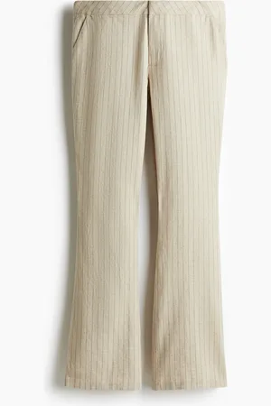 H&M Dresset bukse i linmiks