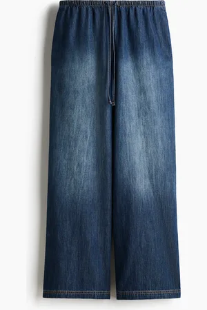 H&M Denimbukse med snøring