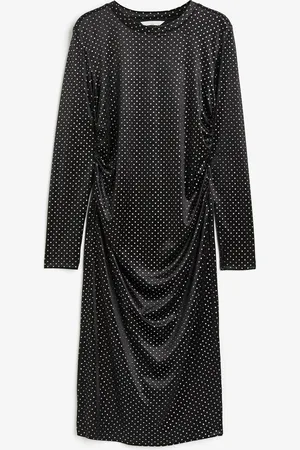 H&M MAMA Glitrende kjole i velur