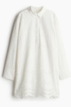 H&M Skjortekjole i engelsk blonde