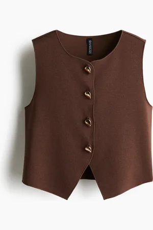 H&M Kort vest i trikot
