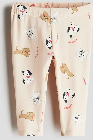 H&M Leggings i bomull med trykk