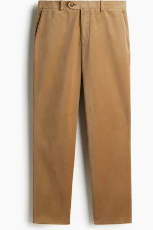 H&M Regular Fit Bukse i fløyel