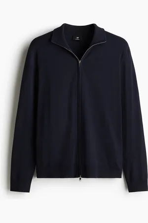 H&M Slim Fit cardigan med glidelås