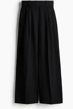 H&M Vid bukse i linmiks