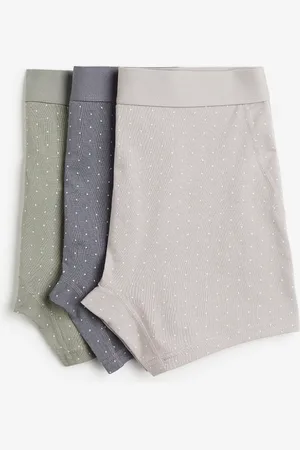 H&M 3-pack trunks i bomull med Lycra ®