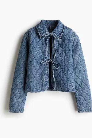 H&M Quiltet denimjakke