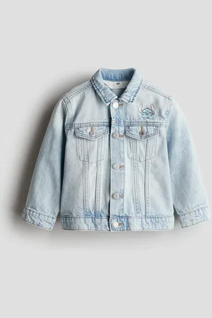 H&M Denimjakke med trykk