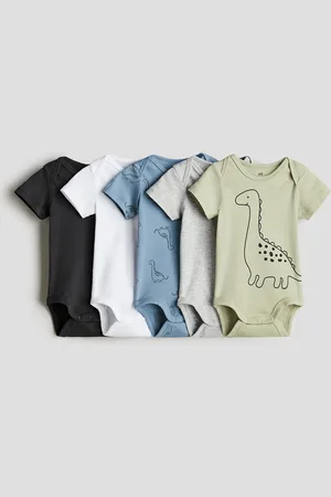 H&M 5-pack body i bomull