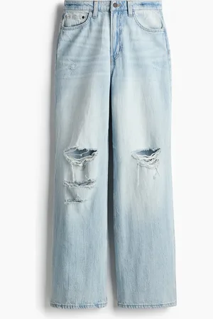 H&M Curvy Fit Wide Ultra High Jeans