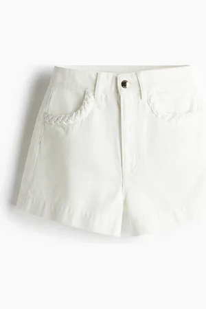 H&M Denimshorts med flettet kant