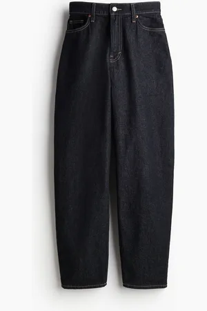 H&M Curvy Fit Barrel High Jeans