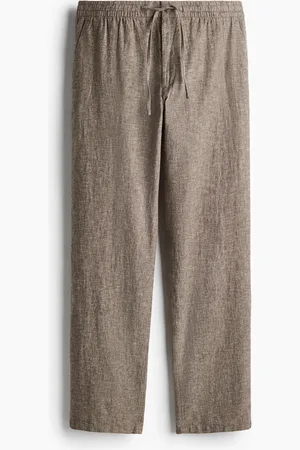 H&M Regular Fit Bukse i linmiks