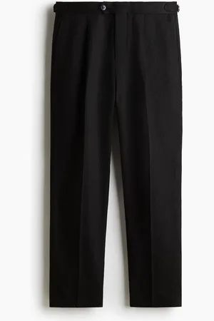 H&M Regular Fit Dressbukse i linmiks