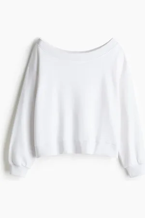 H&M Off shoulder-sweatshirt