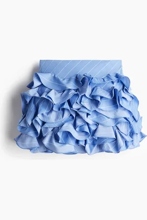 H&M Rysjet miniskjørt