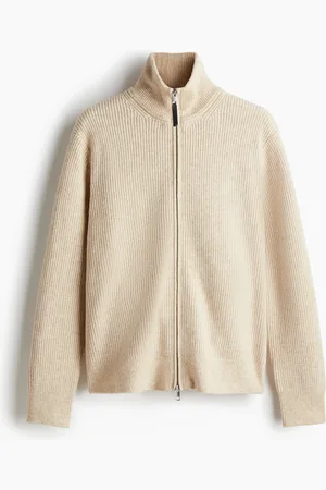 H&M Regular Fit Ribbestrikket cardigan