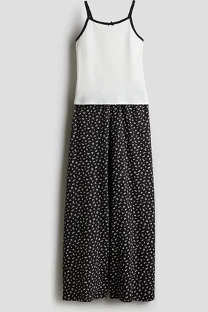 H&M Pyjamas i bomullstrikot