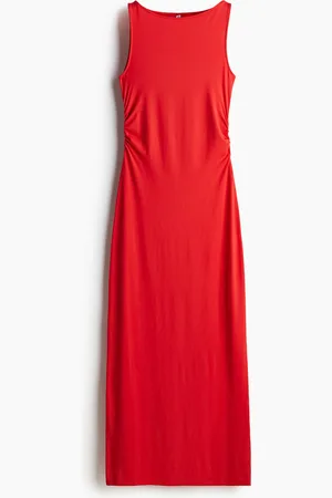 H&M Drapert bodycon-kjole maxi