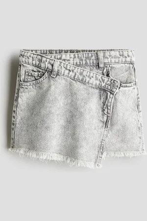 H&M Omslagsskjørt i denim