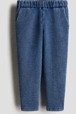 H&M Joggers i bomull med denimlook