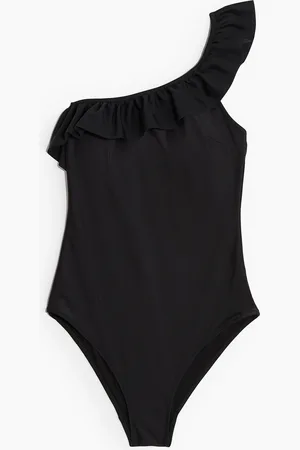 H&M One shoulder-badedrakt med vatterte skåler