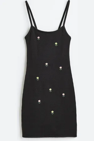 H&M Brodert, strikket kjole
