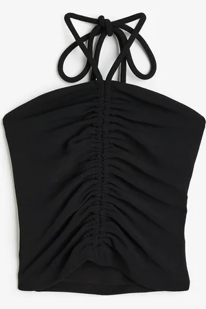 H&M Topp med halterneck og snøring