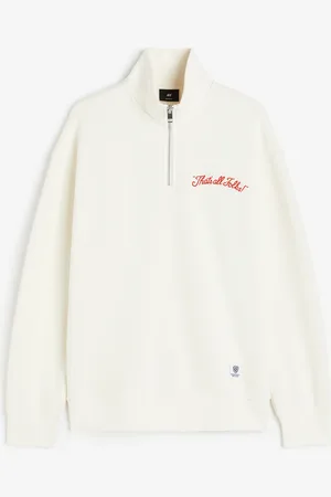H&M Relaxed Fit Sweatshirt med glidelås