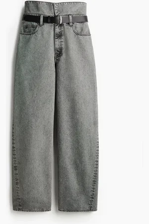 H&M Wide Paper Bag Jeans