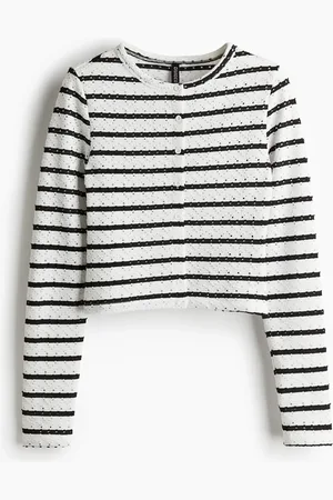H&M Cardigan i pointelletrikot