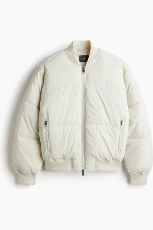 H&M Loose Fit Vattert bomberjakke
